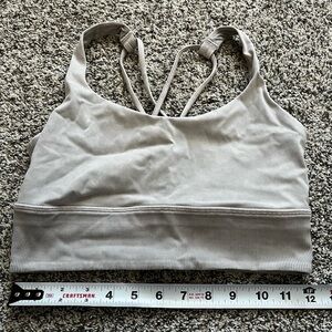 Lululemon gray sports bra